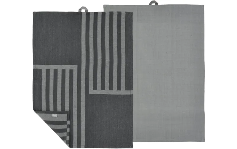 Södahl Geschirrtuch-Set Reflection, 50 x 70 cm, Ash, 2 pieces
