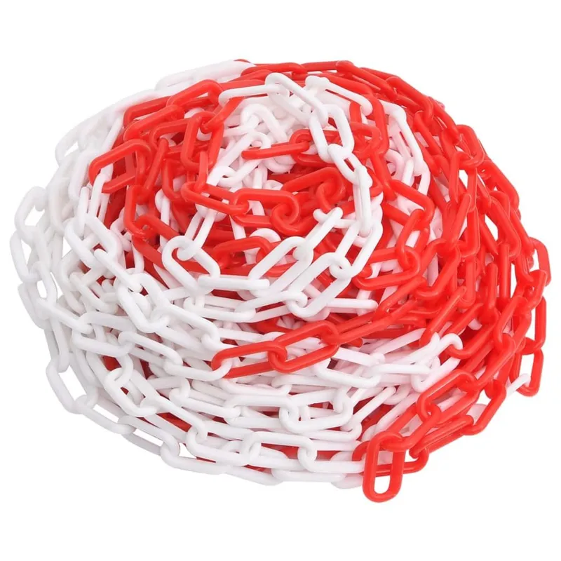 Absperrkette rosso e bianco 30 m Ø4 mm Kunsttessuto
