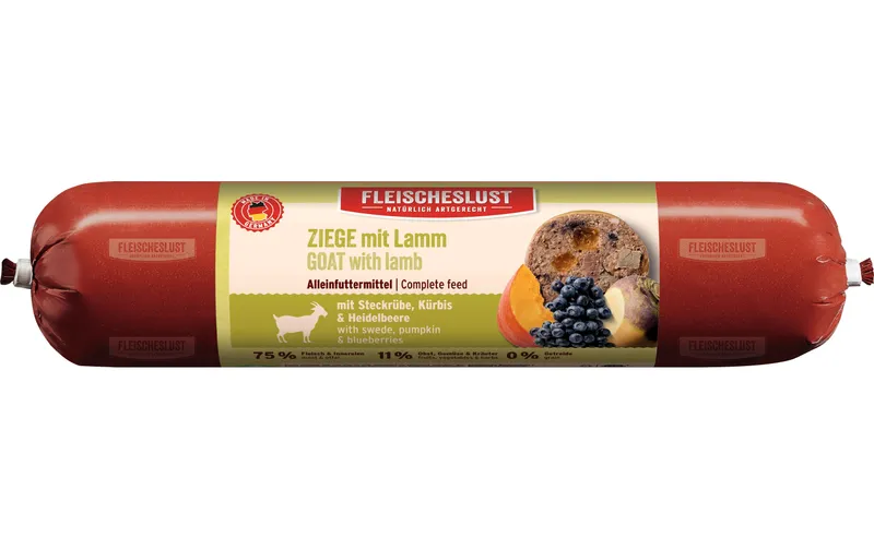 Fleischeslust Nassfutter Classic Ziege, 400 g