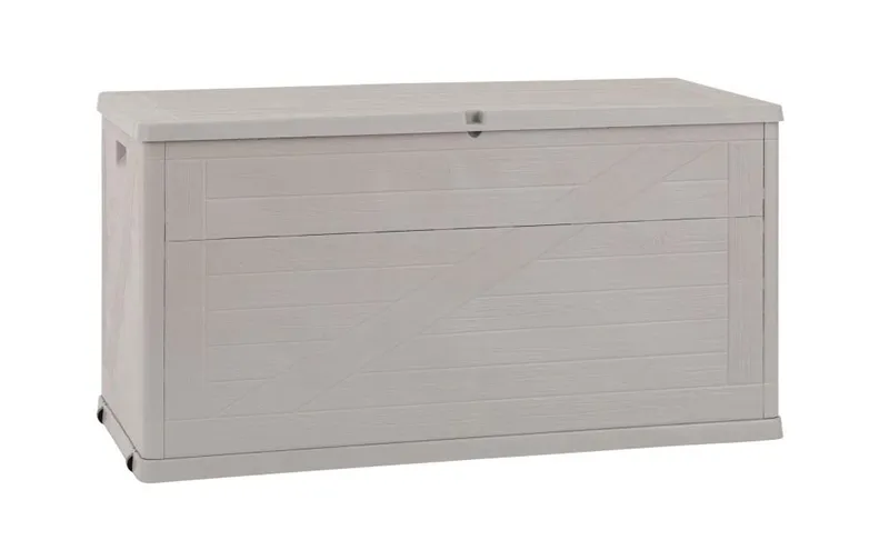 Toomax Gartenbox Wood 420 l Warmgrau