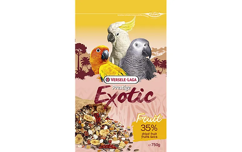 Versele Laga Ziervogelfutter Exotic Fruit Mix for Papageien, 750 g
