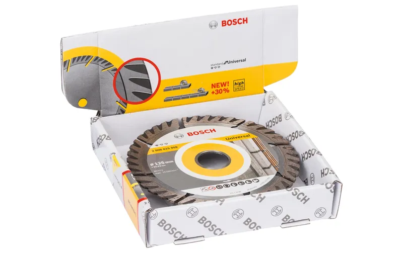 Bosch Professional Diamanttrennscheibe Standard for Universal 125 mm, 10 pieces