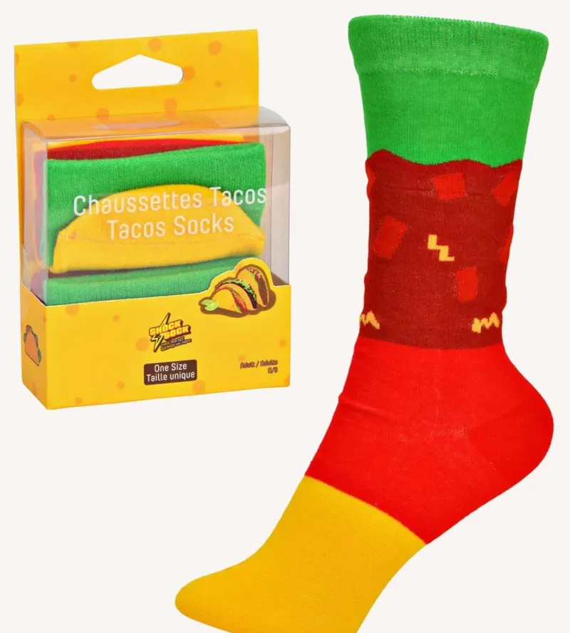 Geschenk Socken Taco