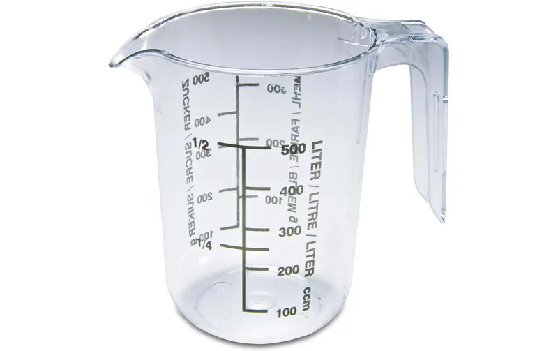Städter Messbecher 5 dl, transparent