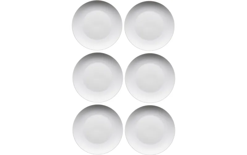 Mäser Speiseteller Barca 24 cm, 6 pezzi, bianco