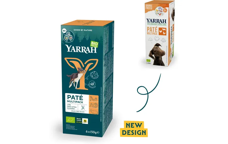Yarrah Nassfutter Bio Paté Multipack 6 x 150 g