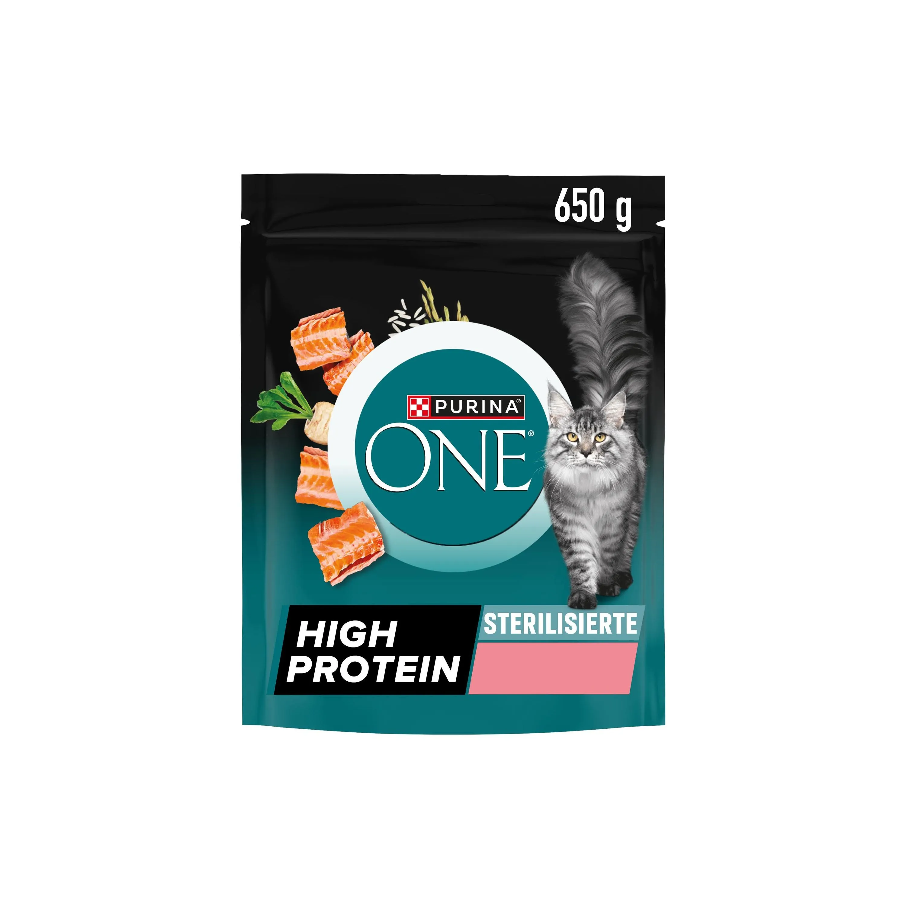 Purina ONE Dry Cat Smn High Protein, Lachs