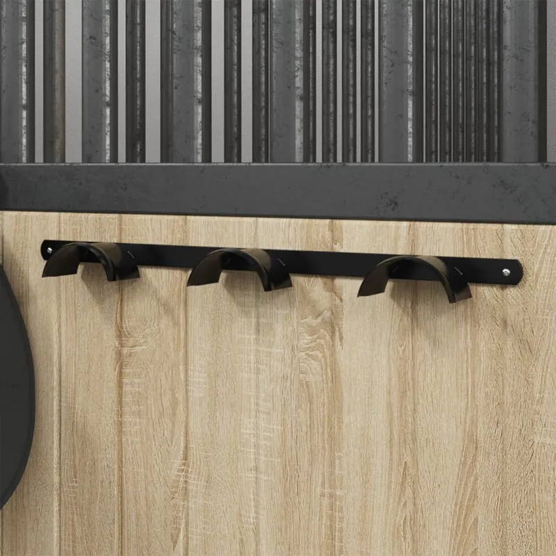 Trensenhalter per 3 Trensen nero ferro