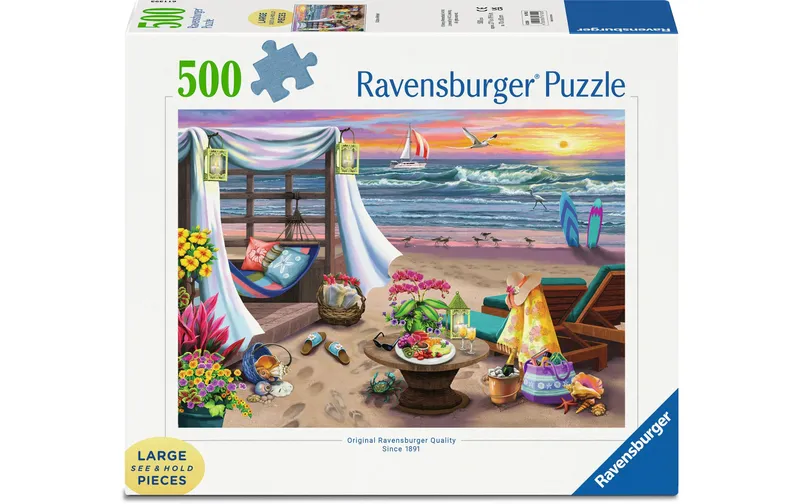 Ravensburger Puzzle la Oase am Strand 500 Teile