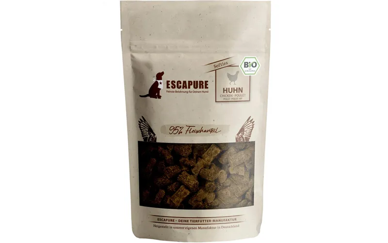 Escapure Snack Bio Hähnchen Snack Soft 150 g