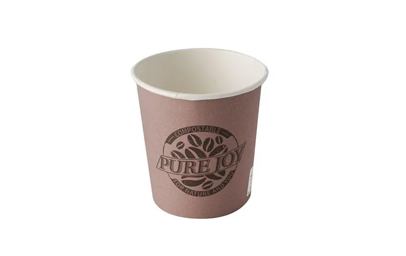 Papstar Einweg-Kaffeebecher Pure 100 ml 80 Stück, Lila