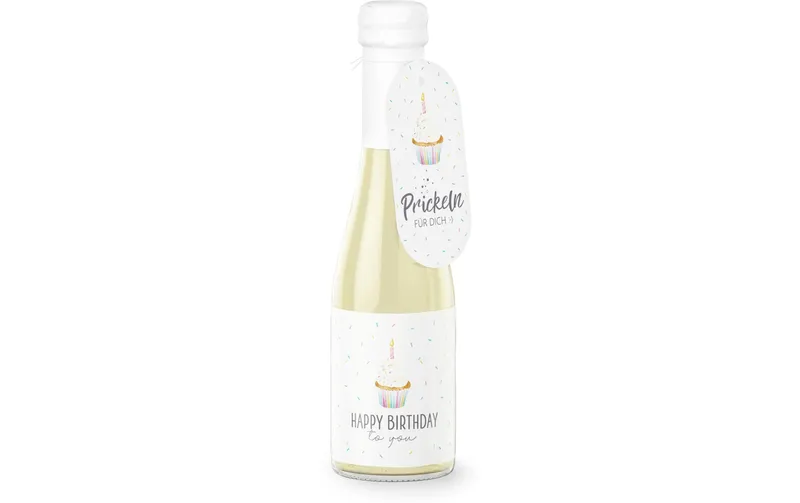 Trendcompany Geschenkidee Schaumwein Birthday Torte 0.2 L