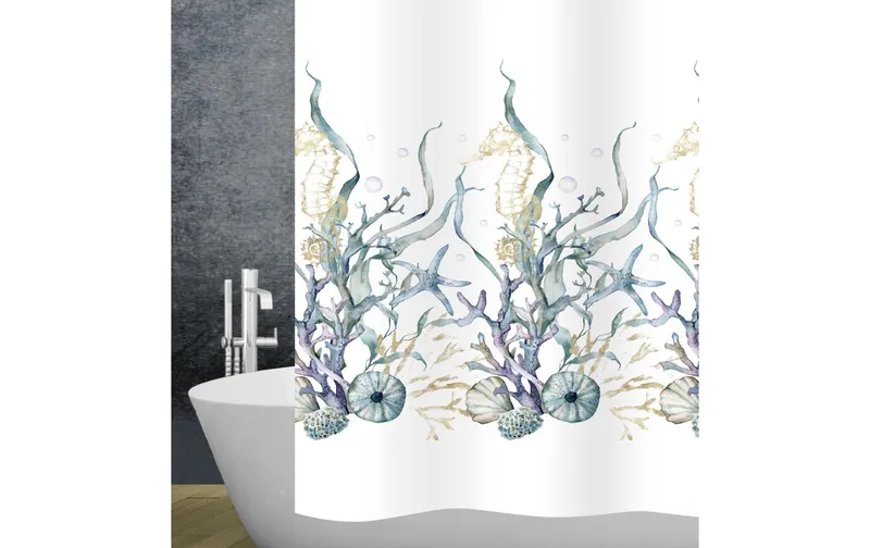 diaqua® Duschvorhang Marina 120 x 200 cm, multicolour