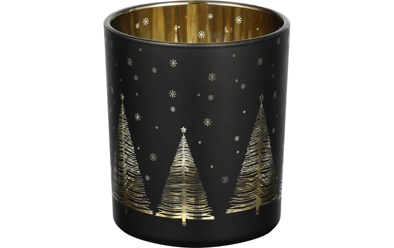 EGLO Weihnachtswindlicht Lukut Ø 8.8 cm, black/Gold