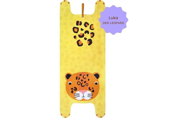 Mat di yoga Luka il leopardo gomma naturale Giallo 155 x 60 cm