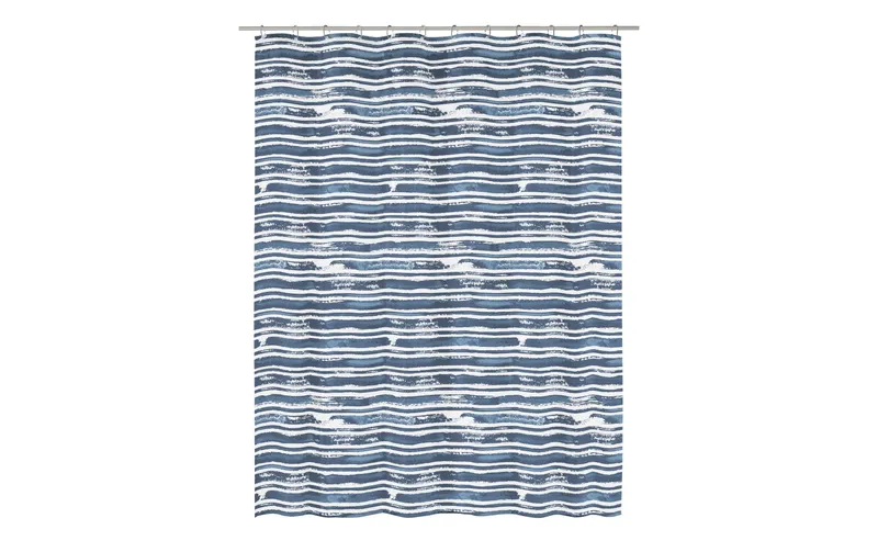Kleine Wolke Duschvorhang Raia 180 x 200 cm, Navy Blue