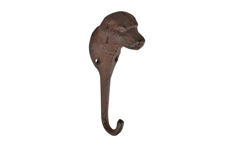 Esschert Design Wandhaken Haken Hund, marrone