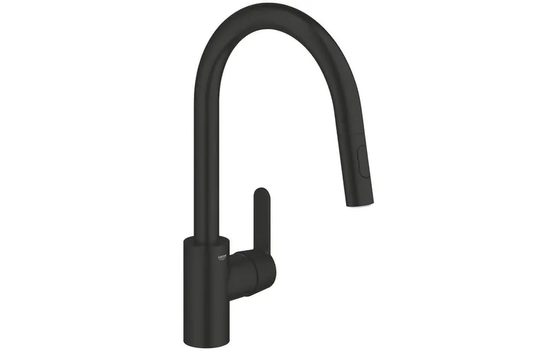 GROHE Get 314842431 mattschwarz, ausziehbare Brause
