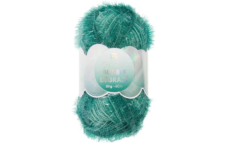 Rico Design Wolle Creative Bubble Dégradé 50 g / 90 m, Efeu