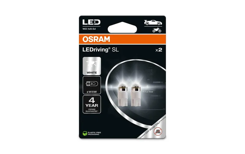 OSRAM Signallampen LEDriving SL White W5W W2.1 x 9.5d PKW
