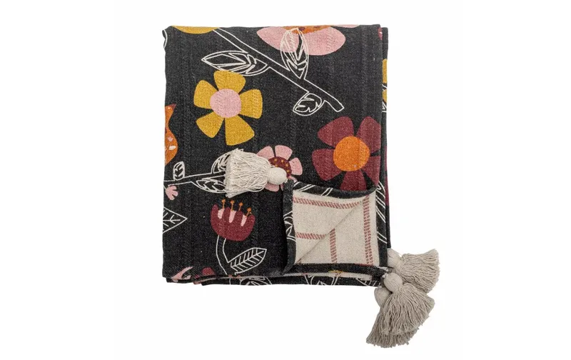 Bloomingville Tagesdecke Vivielle, 160 x 130 cm, multicolore