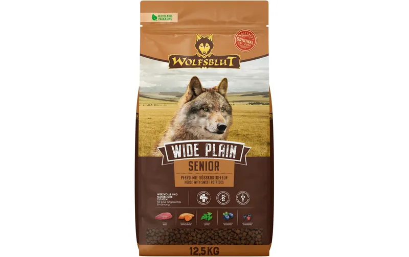 Wolfsblut Trockenfutter Dog Wide Plain Senior, 12.5 kg