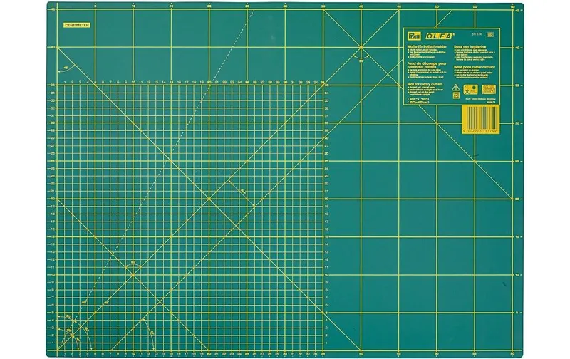Prym Schneidematte 45 x 60 cm, Einteilung - cm/inch