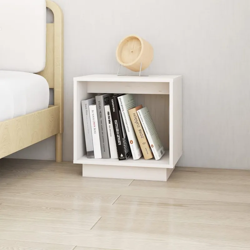 Nachttisch bianco 40x30x40 cm legno massiccio pino