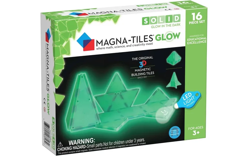 Magna-Tiles Bausteinmodell Glow in the Dark Set