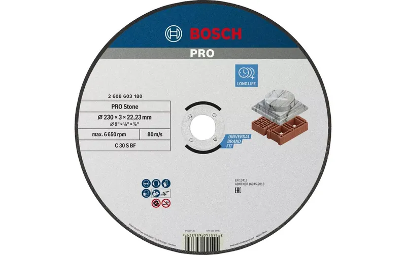Bosch Trennscheibe C 24 R BF, Stein, 230 mm