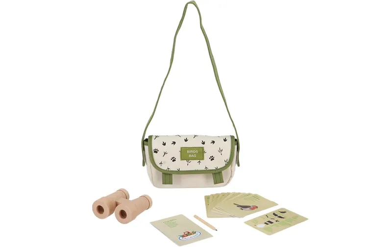Esschert Design Entdecker-Tasche Vögel fabric