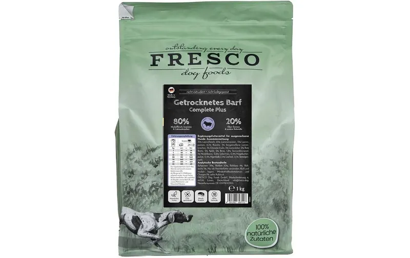 FRESCO Trockenfutter BARF Complete Plus Lamm 1 kg