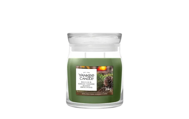 Yankee Candle Signature Duftkerze Balsam & Cedar Signature Medium Jar