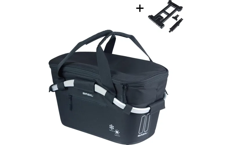 BASIL Velokorb Classic CA ISO MIK, 18 l, schwarz