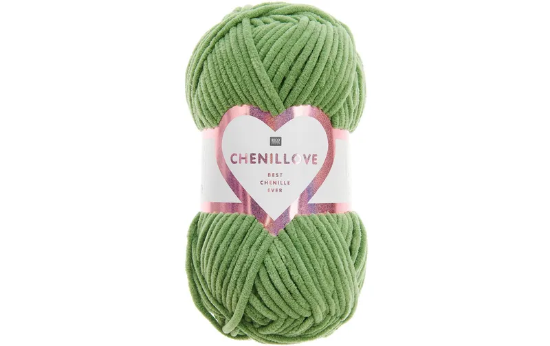 Rico Design Wolle Chenillove 100 g, verde