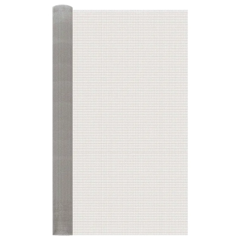 Mesh Bildschirm 120 x 500 cm 6 Mesh Edelstahl 201 Silber