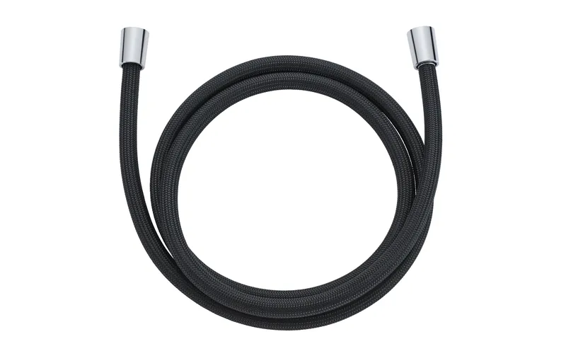 diaqua® Duschbrauseschlauch CHROMALUX Zero, Schwarz 150 cm