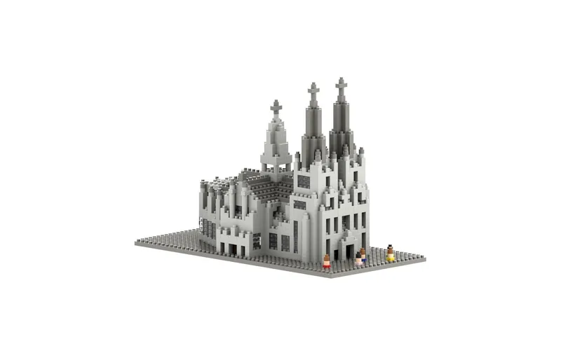 BRIXIES Bausteinmodell Kölner Dom aus 1284 Bausteinen
