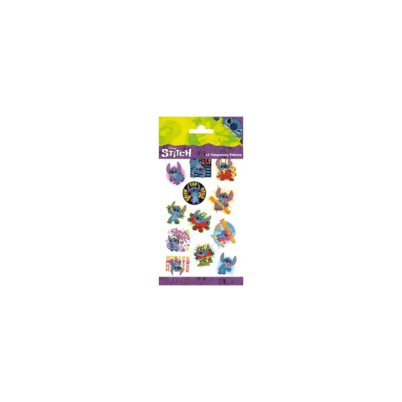 We fiesta Party Tattoos Stitch, Farbig, Mix