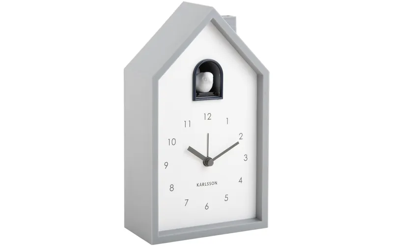 KARLSSON Kuckuck-Wecker Mouse grey