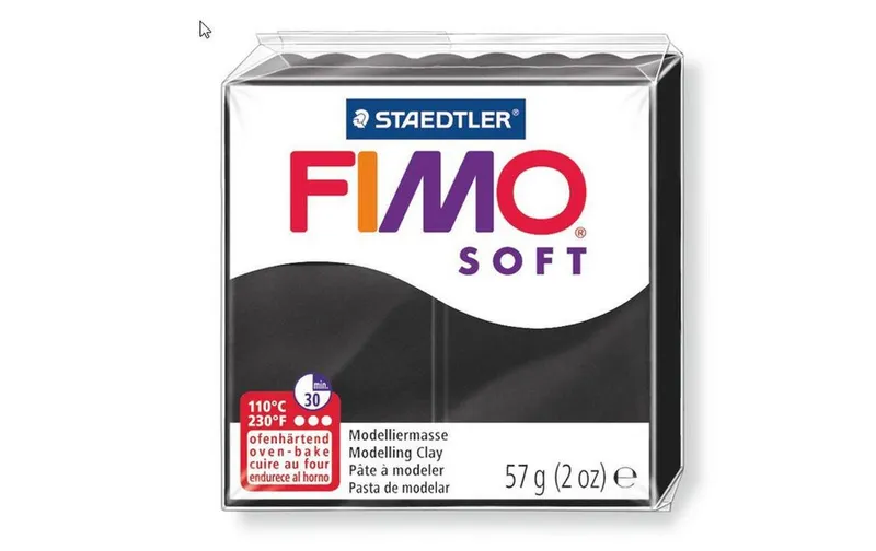 Fimo Modelliermasse Soft black