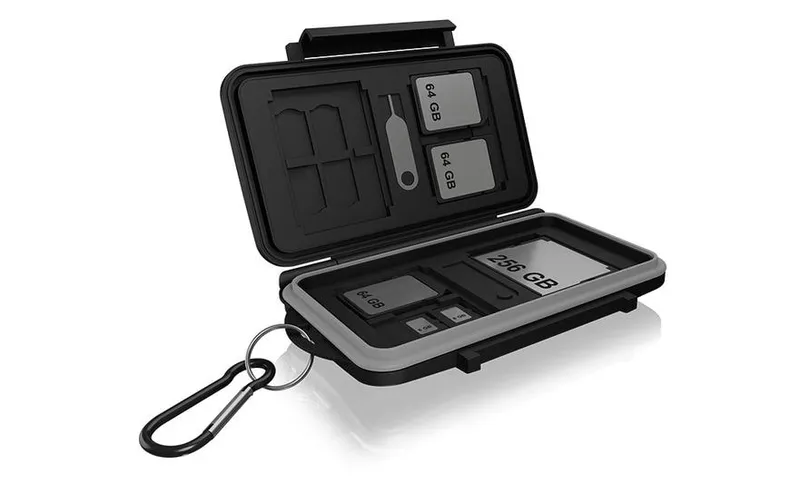 ICY BOX Memory Card Behälter IB-AC620-CR