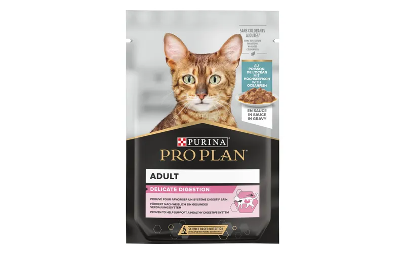 Purina Pro Plan Adult Delicate Digestion in Sauce mit Hochseefisch 26 x 85 g