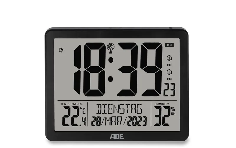 ADE Wanduhr XL, nero/bianco