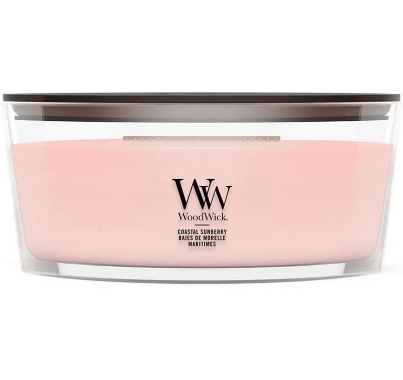 Woodwick Duftkerze Coastal Sunberry Ellipse