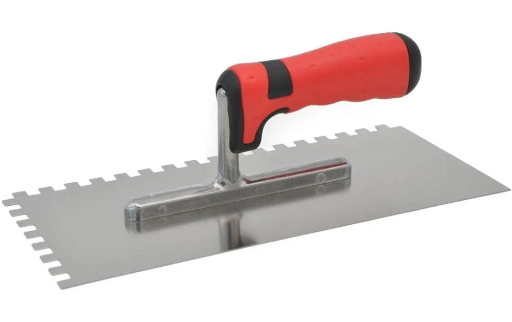 Laser & Tools Glättekelle 8 x 8 gezahnt 280 x 130 mm