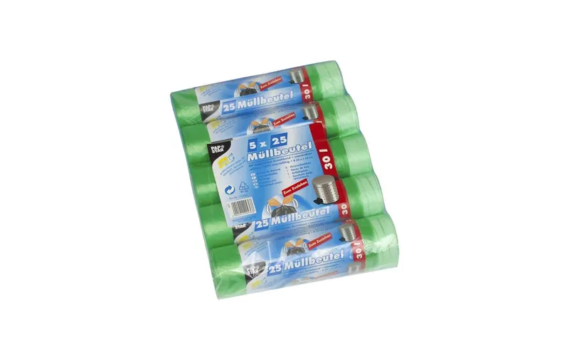 Weita sacs poubelle Papstar 30 l, 125 pièces