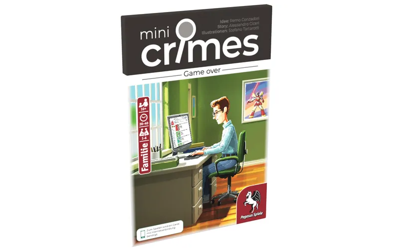 Pegasus Spiele Kartenspiel MiniCrimes – Game over -DE