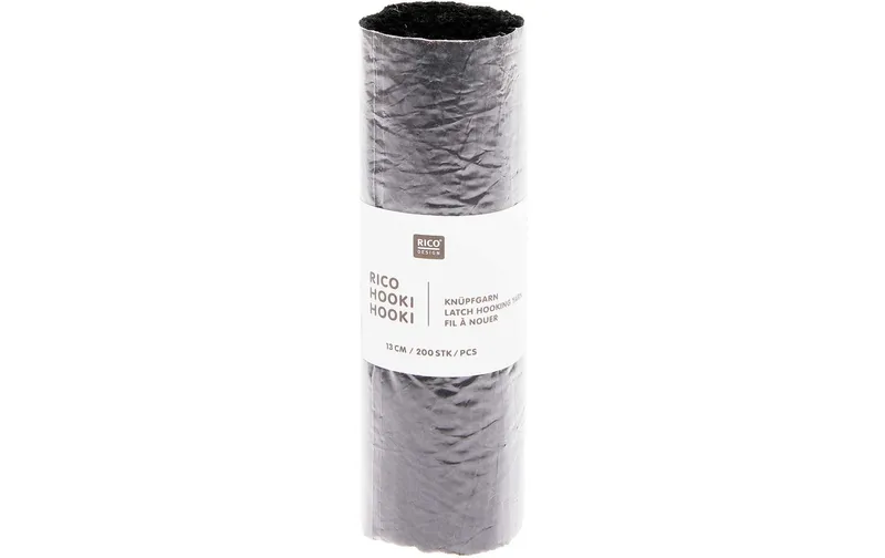 Rico Design Hooki Knüpfgarn nero