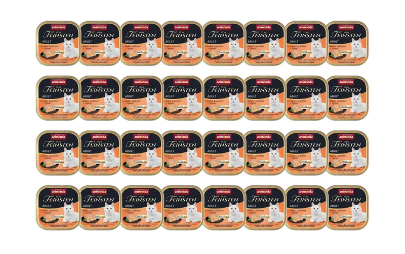 animonda Nassfutter vom Feinsten Schlemmerkern Huhn/Lachs 32 x 100g